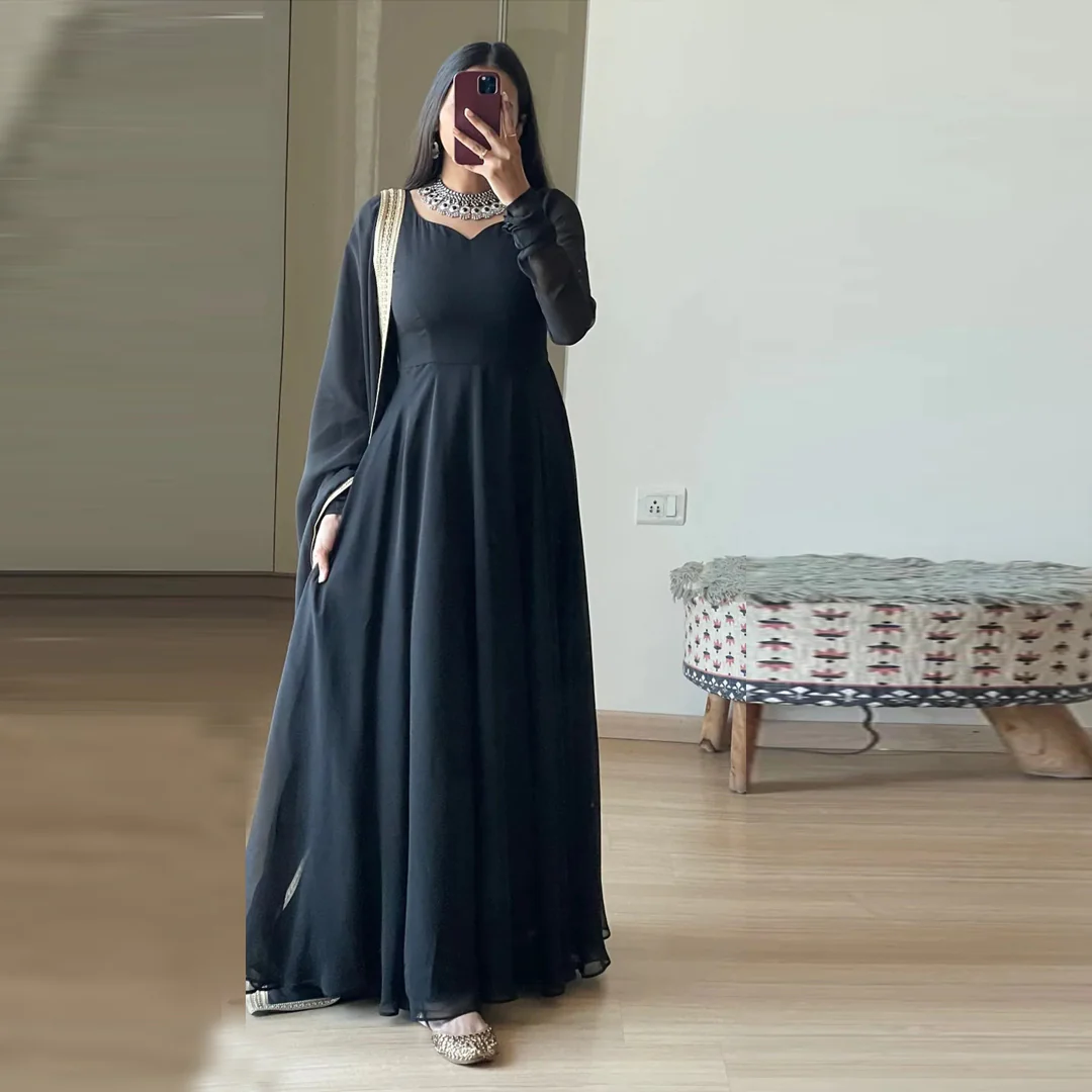 Plain 2025 long kurtis